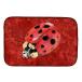 [ параллель импортные товары ]Caroline 's Treasures 8870ddm Lady Bug On Deep Red тарелка сухой коврик,14 x
