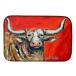 [ параллель импортные товары ]Caroline's Treasures MW1281DDM See Red Longhorn Cow посуда сухой коврик 14 x