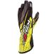 [ параллель импортные товары ]OMP KS 2 Art GLOVE черный × желтый XS размер (BLACK/YELLOW) перчатка для гонок рейсинг 