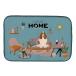 [ параллель импортные товары ]Caroline's Treasures бассет сладкий Home тарелка dry коврик 14 x 21 дюймовый мульти- ka