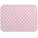 [ параллель импортные товары ]ATTX Pink Gingham Dish Drying Mat for Kitchen, Easy Clean Dishwa