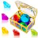 [ параллель импортные товары ]Hercugifts Diving Gem Pool Toy Colorful 6 Big Diamond Set with T