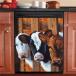 ���¹�͢���ʡ�Imprisoned Cow Kitchen Dishwasher Magnetic Sticker Three Cow in