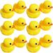 [ параллель импортные товары ]AIYUENCICI автобус Duck игрушка 12 шт желтый Raver Dux ki-k&amp; float a Hill baby душ бассейн ..