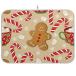 [ параллель импортные товары ]KFBE Merry Christmas Gingerbread Dish Drying Mat Snowflake Kitch