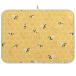 [ параллель импортные товары ]Funny Bees Honey Dish Drying Mat 18x24 for Kitchen Counter Yello