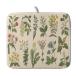 [ параллель импортные товары ]Flower Herbs Dish Drying Mat for Kitchen Counter Decor 16x18 Inc