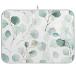 [ параллель импортные товары ]Sage Green Leaves посуда сухой коврик кухонный прилавок для акварель ветка растения сухой коврик 18 x 24 дюймовый высота всасывание .