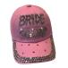¹͢ʡPopfizzy Bling Bride Squad Hat, Pink Bachelorette Party Hats, Br
