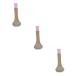 Amosfun 3pcs Straw Vase Vintage Decor Woven Glass Flower Vase De ¹͢