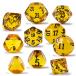 ¹͢ʡ10 Pieces Odd Numbered Polyhedral Dice Set D3 D25, Odd Number Dic