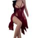  sexy нижнее белье женский Ran Jerry baby doll гонки T-back комплект Cami платье .. чувство взрослый симпатичный wine red 