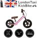  велосипед без педалей тормоз есть подставка есть толчок мотоцикл London Taxi с подарком для малышей розовый 