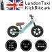  велосипед без педалей тормоз есть подставка есть толчок мотоцикл London Taxi с подарком светло-зеленый 