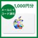 Apple Gift Card iTunes Card 1,000円分 [Eメール通知専用] アイチューンズカード アップルギフトカード プリペイドカード コード通知