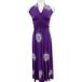 fla Hawaiian платье Hawaiian One-piece мака мака хула костюм . casual тоже Wana длинное платье ( лиловый ) женский 
