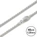  гавайская бижутерия трос цепь 40cm ширина 1.25mm колье цепочка только серебряный стандартный женский аксессуары 