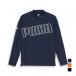  Puma Golf одежда рубашка с длинным рукавом осень-зима Golf стрейч kanoko большой Logo LSmok624917 мужской PUMA