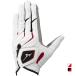  Mizuno Golf одежда Golf перчатка W-GRIP двойной рукоятка левый рука для 5MJML40101 мужской : белый × красный MIZUNO