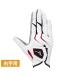  Mizuno Golf одежда Golf перчатка W-GRIP двойной рукоятка правый рука для 5MJMR40101 мужской : белый × красный MIZUNO
