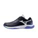  Mizuno ue-b вентилятор g2 71GA231346 мужской дамский бадминтон обувь 3E : черный × лиловый MIZUNO