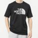  The * North Face men's land / running short sleeves T-shirt S/S GTD Logo Crew Short sleeve GTD Logo Crew NT12376 : black THE NORTH FACE