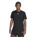  Adidas мужской наземный / бег X-City кондиционер короткий рукав футболка вырез лодочкой HN0792 : черный adidas