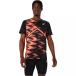  Asics men's land / running TRACKELITE cool short sleeves shirt 2091A666 : black asics