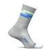 fi- коричневый -z мужской дамский бег носки ELITE LIGHT CUSHION MINI CREW SynthwaveGray 4400040126 : серый Feetures
