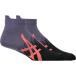  Asics мужской дамский наземный / бег носки японская бумага сетка лодыжка носки 3013B082 лодыжка длина : серый × черный asics