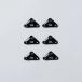  пятно koTRIANGLE TENSIONER / 6pcs (MTA4200020) кемпинг палатка строение товары : BLACK Muraco