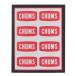 �`�����X Sticker CHUMS Logo Mini �X�e�b�J�[�`�����X���S�~�j CH62-0089 �g���b�L���O ���� �V�[�� CHUMS