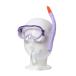 e- кий e-akoUVbikisi-V свет 3 KZ-9101 Junior Kids ребенок морской воздуховод "snorkel" комплект : лиловый × лаванда AQA