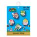  Crocs super Mario core 5 упаковка 10017951 Junior Kids ребенок сандалии сопутствующие предметы ji Bit'z crocs