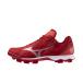  Mizuno WAVE LIGHTREVOue- яркий Revo ограничение цвет 11GP242561 бейсбол шиповки обувь 3E : красный × серебряный MIZUNO