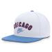  Nike мужской бейсбол Chicago * Cub sMLB COOPERSTOWN STRUCTURED SQUARE BILL CAP NB09-0-0LA : белый × бледный голубой NIKE
