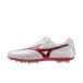  Mizuno MORELIA II JAPAN AG утечка задний 2 Japan AG P1GA250360 футбол шиповки обувь 2E : белый × красный MIZUNO