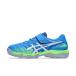  Asics JUNIOLE 7 TFjuni ole 7 брезент 1104A056 Junior Kids * ребенок футбол тренировочная обувь : голубой × серебряный asics