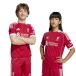  Adidas Junior Kids * ребенок футбол лицензия рубашка liba бассейн FC 25/26 Home джерси - Kids JV6436 копия форма : красный adidas