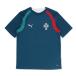 Puma Kids * ребенок футбол лицензия рубашка 2026 Portugal представитель тренировка Junior короткий рукав футболка FPF TR SS рубашка JR 784768 : темно-голубой PUMA