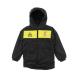  ласты ta Junior Kids * ребенок bench пальто JRGDZna кожа ta пальто FT4056 с хлопком черный FINTA