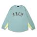  арка мужской дамский баскетбол футболка с длинным рукавом motion splash L/S tee[DRY] T326-106 Arch