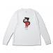 akta- мужской дамский баскетбол футболка с длинным рукавом BASIC NICK L/S SPORTS TEE 525-002005 : белый AKTR