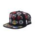  New Era баскетбол одежда / мелкие вещи 950 NBA LEAGUE ALLOVER BLK 14667798 : черный NEW ERA