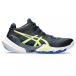  Asics METARISEme треска iz1051A058 мужской дамский волейбол обувь 2E : темно-синий × желтый asics