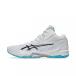  Asics V-SWIFT FF MT 4 V- Swift FF MT 4 1053A064 мужской дамский волейбол обувь : белый × бирюзовый голубой asics