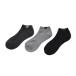  New balance socks socks Short length 3P socks LAS35704 AS1 3 pair collection : gray New Balance