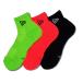  New Era Junior Kids ребенок носки носки SOCKS ANKLE 3PAIRS FLASH 25J 14518190 BLK : черный × желтый зеленый NEW ERA