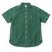 チャムス メンズ アウトドア 半袖シャツ ヤーンダイドシャンブレーショートスリーブシャツ CH02-1195 M080 : ディープグリーン CHUMS