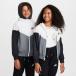  Nike Junior Kids ребенок окно жакет YTH NSW WRf-ti жакет FZ5516 100 Parker спорт одежда : белый × серый NIKE